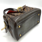 Louis Vuitton Knightsbridge Handbag Damier Azur Canvas Brown — view 4