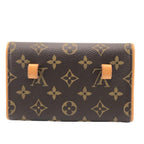 Louis Vuitton Florentine Monogram Leather Pochette Brown Handbag — view 2