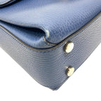 Gucci 2-Way Leather Shoulder Bag Blue — view 5