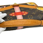 Louis Vuitton Summer Trunk Pochette Metis Monogram Leather Shoulder Bag Brown — view 6