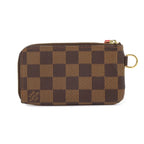 Louis Vuitton T&b Damier Pochette Cles Coin Purse Key Case Ebene Brown — view 2