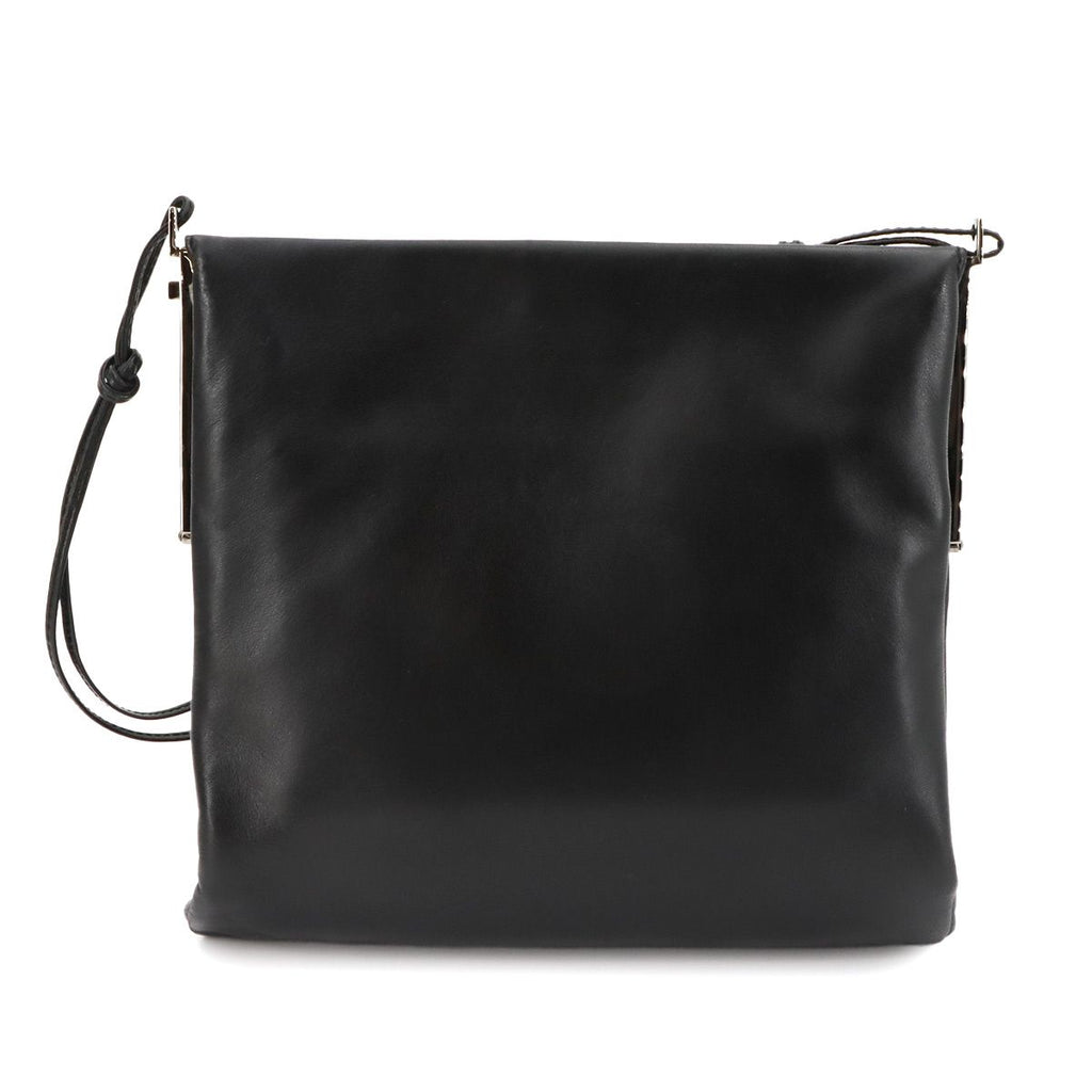 Gucci Shoulder Bag Leather Black 005 Silver — view 3