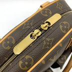 Louis Vuitton Manhattan PM Handbag Monogram Canvas Brown — view 9