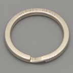 Hermes Key Holder Cheval Key Ring Charm Metallic Polished Stainless Steel — view 5