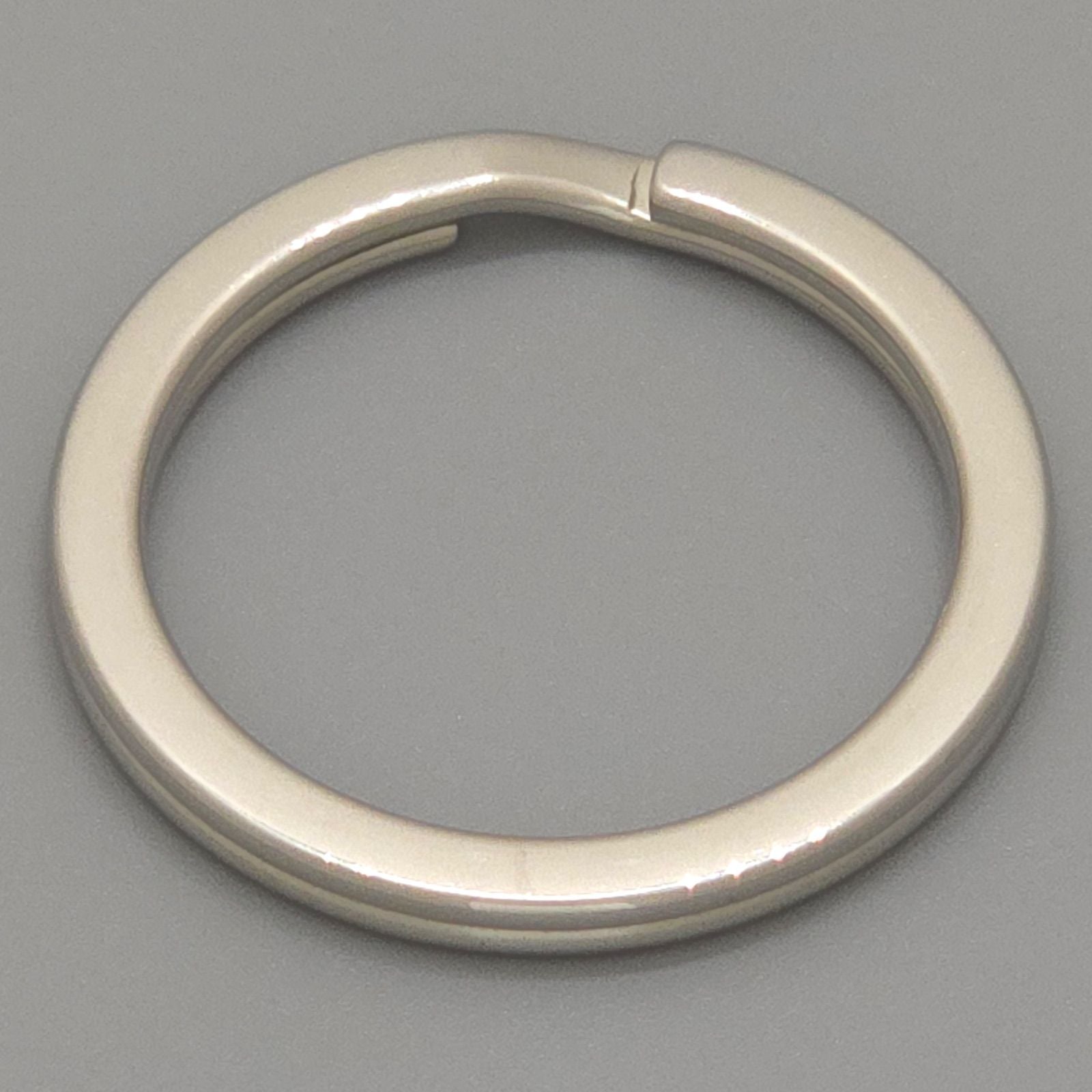 Hermes Key Holder Cheval Key Ring Charm Metallic Polished Stainless Steel — view 6