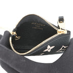 Louis Vuitton Coin Case Monogram Empreinte Pochette Cles Purse Black — view 4