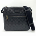 Gucci Shoulder Bag Shi Marais the GG Pattern Black