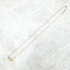 Celine Triomphe Yellow Gold Necklace 40 cm — view 4