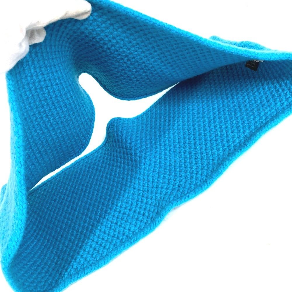 Hermes Scarf Snood Cashmere Blue — view 6