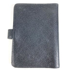 Chanel Notebook Cover CC Logo Caviar Leather Black Agenda — view 2