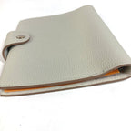 Hermes Notebook Cover Ulysse Neo PM Leather Light Gray Agenda — view 3