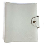 Hermes Notebook Cover Ulysse Neo PM Leather Light Gray Agenda