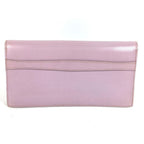 Hermes Clutch Logo Leather Purple Pink — view 2