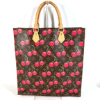 Louis Vuitton Shoulder Bag Sac Plat Monogram Cherry Canvas Brown — view 2