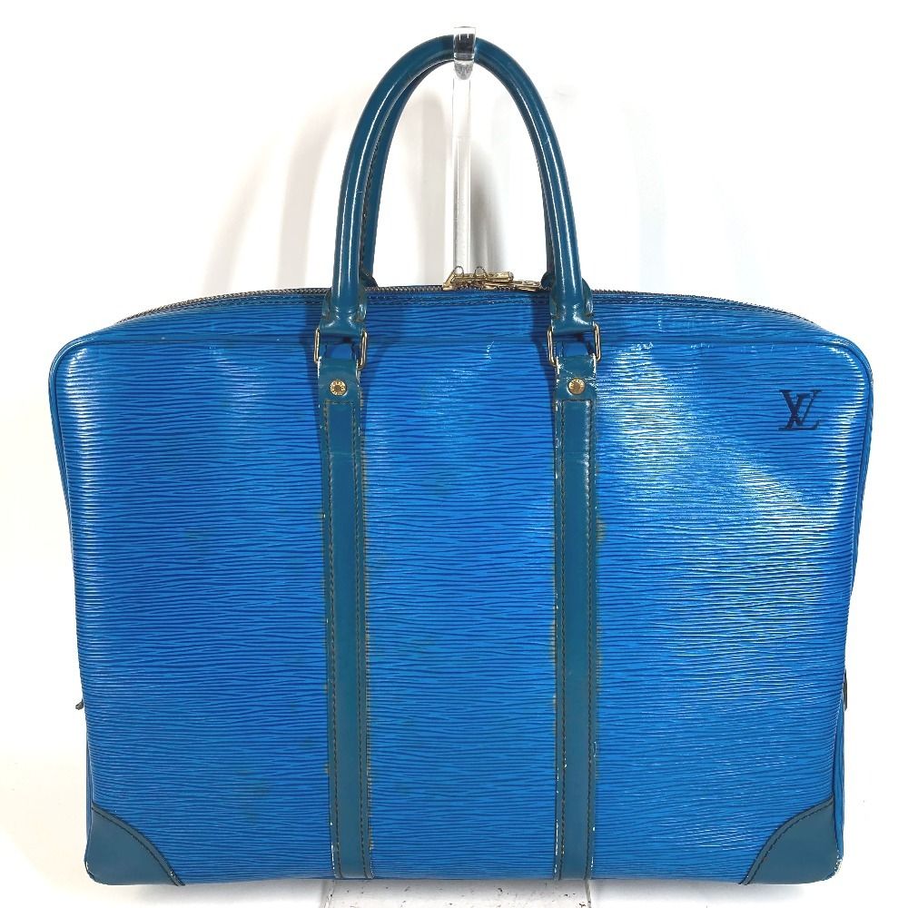 Louis Vuitton Business Bag Porto Documan Voyage Pdv Epi Leather Toledo Blue