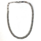 Louis Vuitton Necklace Monogram Tide Up Metal Silver — view 5