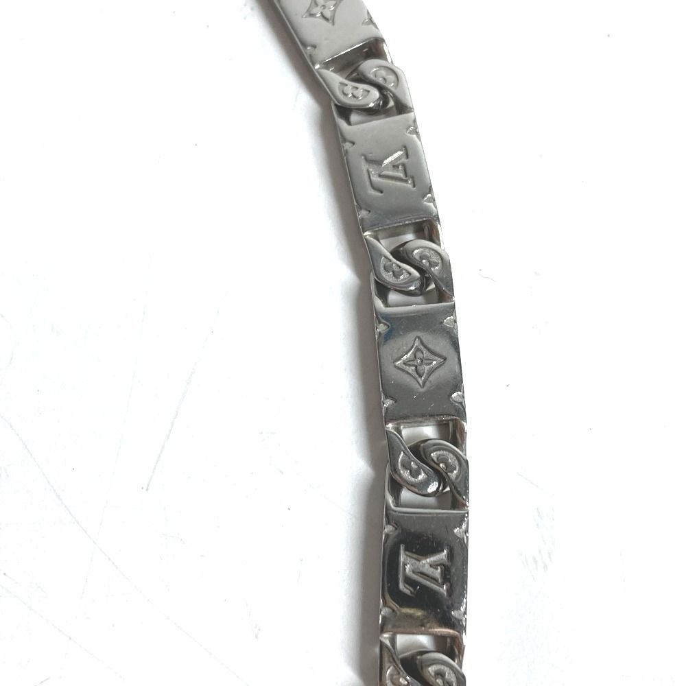 Louis Vuitton Necklace Monogram Tide Up Metal Silver — view 9