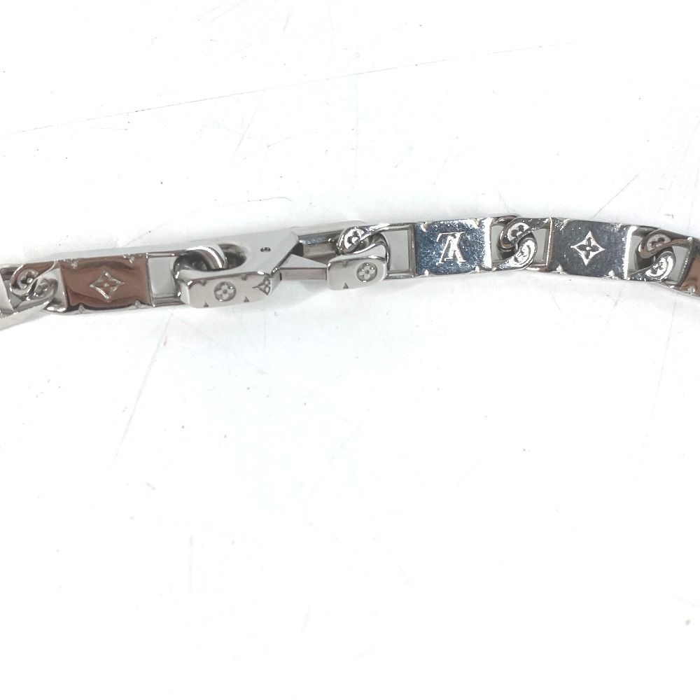 Louis Vuitton Necklace Monogram Tide Up Metal Silver — view 3