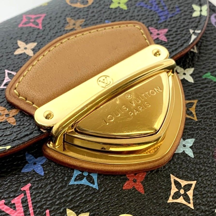 Louis Vuitton Portefeuille Joy Trifold Wallet Monogram Multicolor Black — view 5