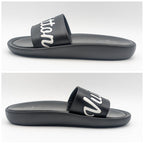 Louis Vuitton Sambas Line Lava Logo Black Sandals — view 2