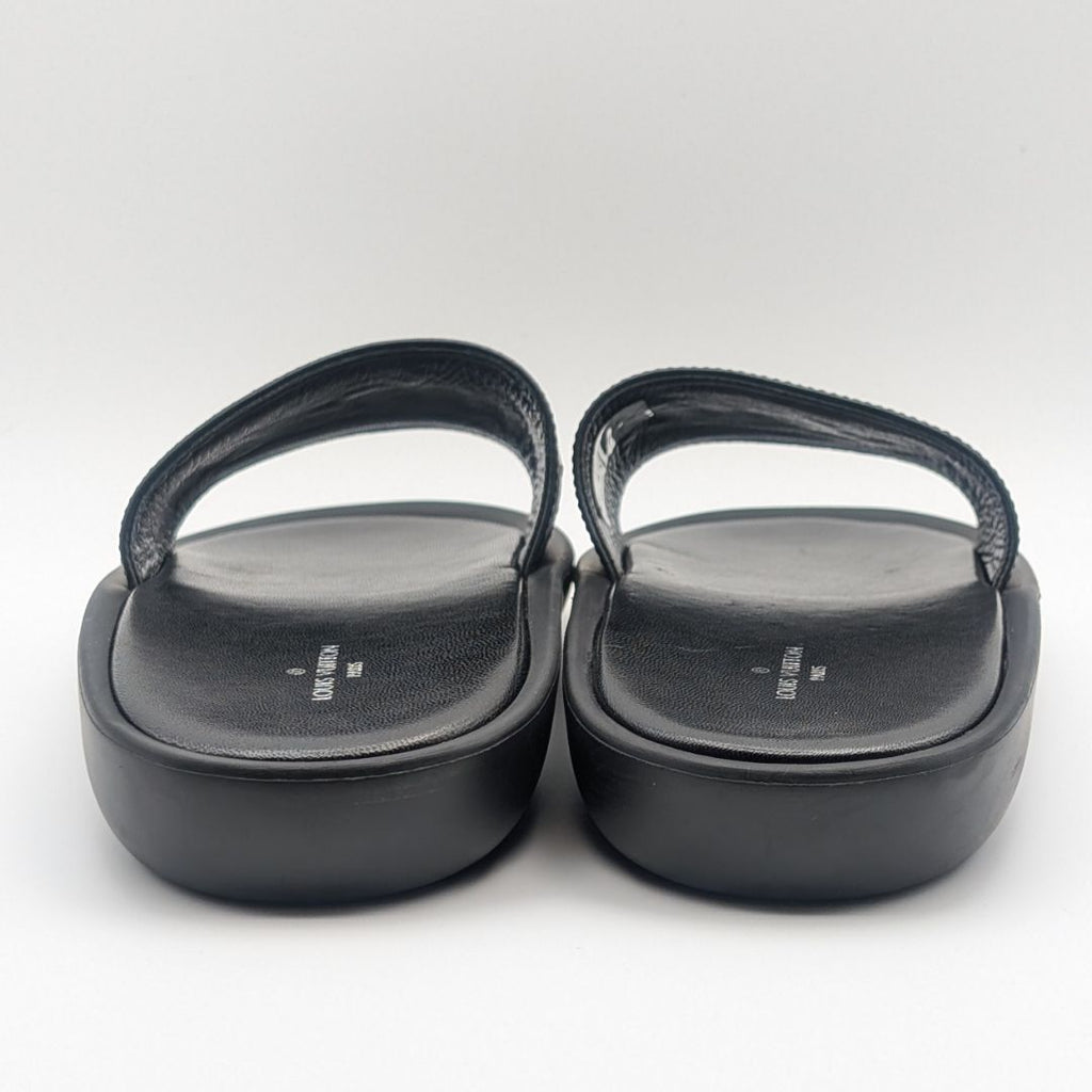Louis Vuitton Sambas Line Lava Logo Black Sandals — view 4