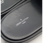 Louis Vuitton Sambas Line Lava Logo Black Sandals — view 9