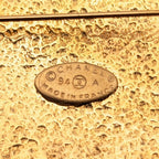 Chanel Brooch CC Logo Gold Sun Round Vintage — view 6