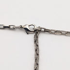 Louis Vuitton Collier Damier Color Silver Necklace — view 5