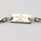Louis Vuitton Collier Damier Color Silver Necklace — view 6