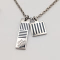 Louis Vuitton Collier Damier Color Silver Necklace