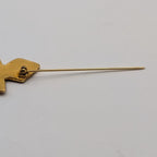 Chanel Brooch CC Logo Gold Cross Vintage — view 6