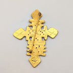 Chanel Brooch CC Logo Gold Cross Vintage — view 3