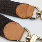 Louis Vuitton Shoulder Strap Leather Nylon Adjustable Gold Alize de Poche — view 2