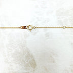 Celine Logo Taku Yellow Gold Necklace 42 cm — view 6