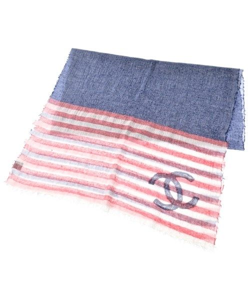 Chanel Shawl Scarf Navy