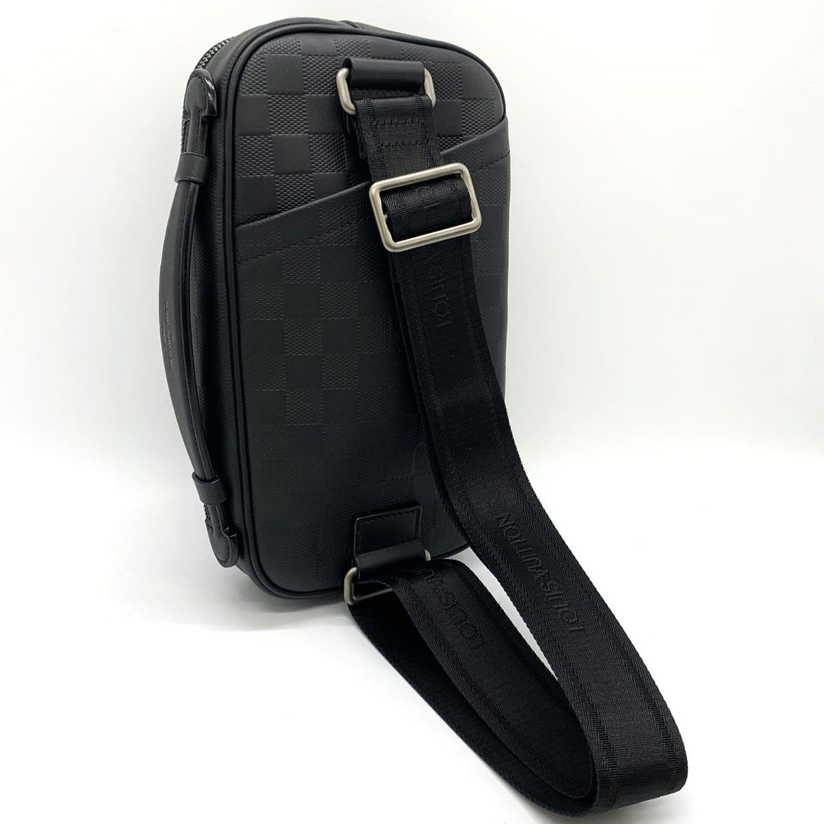 Louis Vuitton Ambler Belt Bag Leather Damier Infini Black — view 2