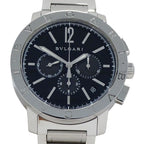 Bvlgari Watch Chronograph Automatic Winding at Stainless Steel Silver Black — view 2