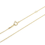 Saint Laurent 18k Yellow Gold Necklace Diamond 40 cm — view 5