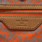 Louis Vuitton Neverfull GM Tote Shoulder Bag Monogram Graffiti Orange — view 7