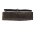 Chanel Black Lamb Gold Double Flap Quilted 25 — view 5