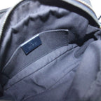 Gucci Sherry Line Shoulder Bag GG Pattern Leather Gray Navy — view 6