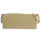 Prada Leather Pouch Shoulder Bag Green Khaki Gold — view 7