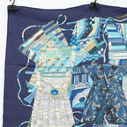 Hermes Voyage en Etoffes a Journey Through the World's Fabrics Silk Carre 90 — view 2