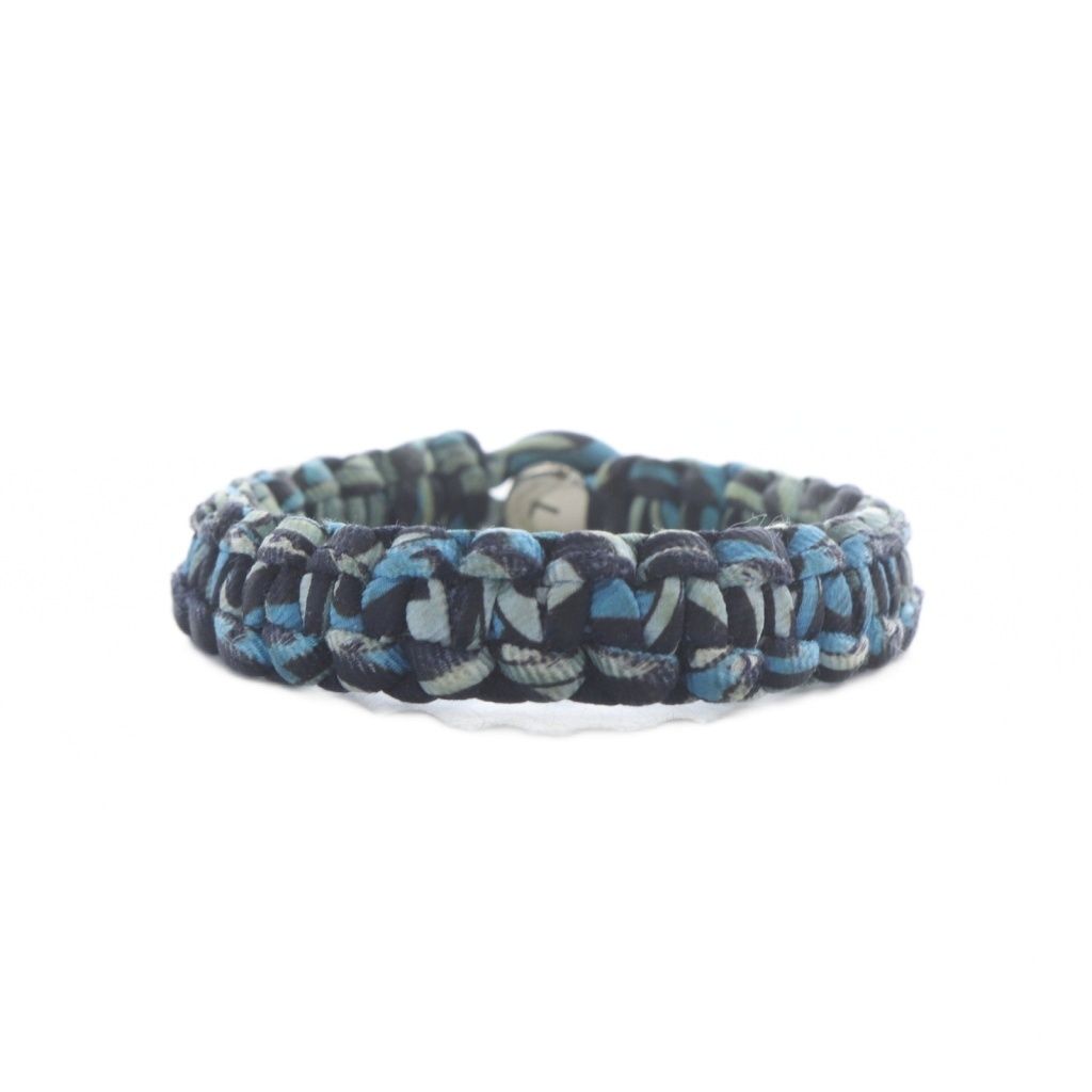 Hermes Sellier Series Kid Bracelet Blue — view 3