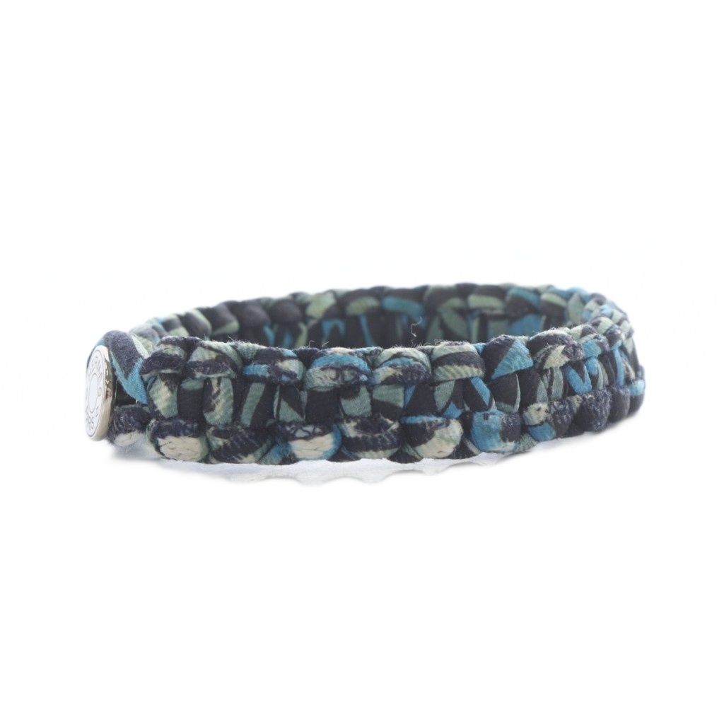 Hermes Sellier Series Kid Bracelet Blue — view 2