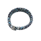 Hermes Sellier Series Kid Bracelet Blue — view 7