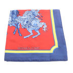 Hermes Merigo Land Carrousel Scarf Blue — view 2