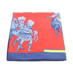 Hermes Merigo Land Carrousel Scarf Blue — view 3