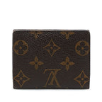 Louis Vuitton Monogram L'Adoree Card Case Coin Brown Leather — view 3