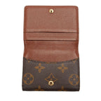 Louis Vuitton Monogram L'Adoree Card Case Coin Brown Leather — view 7